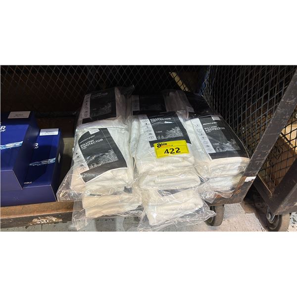 LOT OF PROTECT A BED PILLOW PROTECTORS STANDARD SIZE