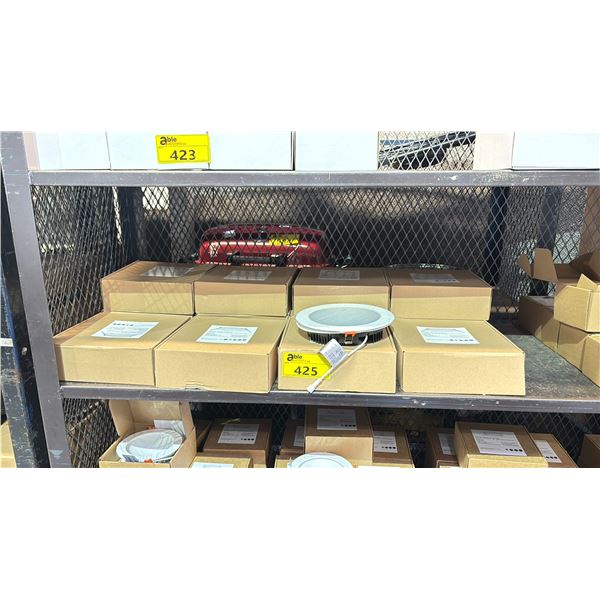 12 BOXES OF 8" 33W LED SLIM 4000K PANEL LIGHT
