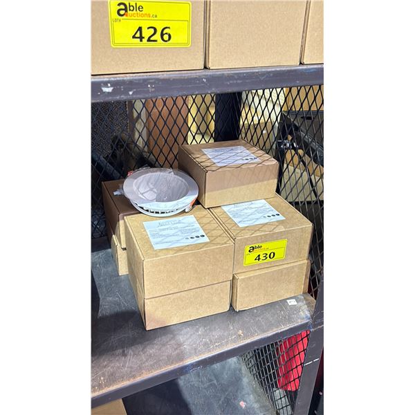 9 BOXES OF 6" 12W 4000K INDIRECT PANEL LIGHT