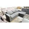 Image 1 : ROYAL FURNITURE SECTIONAL REVERSIBLE CHAISE CANADIAN MADE. 86.25L X 33.75W X 28H , CHAISE: 60L