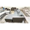 Image 3 : ROYAL FURNITURE SECTIONAL REVERSIBLE CHAISE CANADIAN MADE. 86.25L X 33.75W X 28H , CHAISE: 60L
