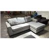 Image 1 : ROYAL FURNITURE SECTIONAL REVERSIBLE CHAISE CANADIAN MADE. 86.25L X 33.75W X 28H , CHAISE: 60L