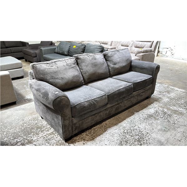 ASHLEY'S FURNITURE SOFA 90L X 34.5W X 30H