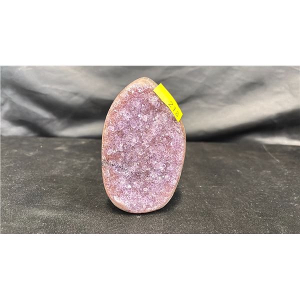 4.8" AMETHYST POLISHED GEODE * RETAIL VALUE $600.00 *