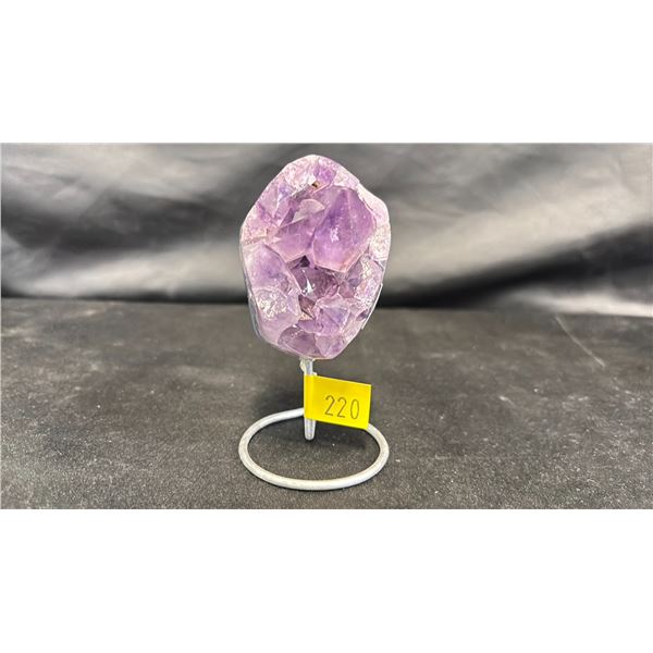 AMETHYST CLUSTER ON A STAND * RETAIL VALUE $480.00 *