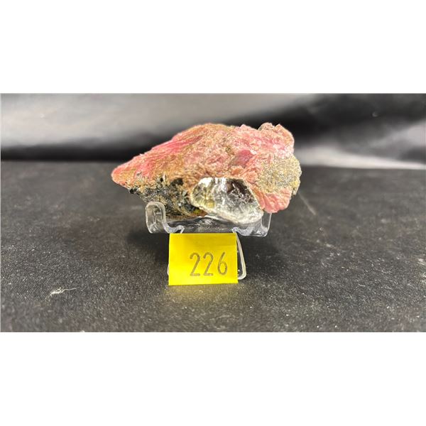 'RARE' RHODOCHROSITE SPECIMEN ON A STAND * RETAIL VALUE $600.00 *