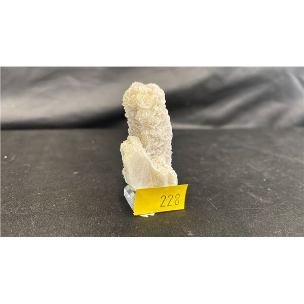 SUGAR CALCITE WITH SMOKEY QUARTZ SPECIMEN * RETAIL VALUE $1100.00 *