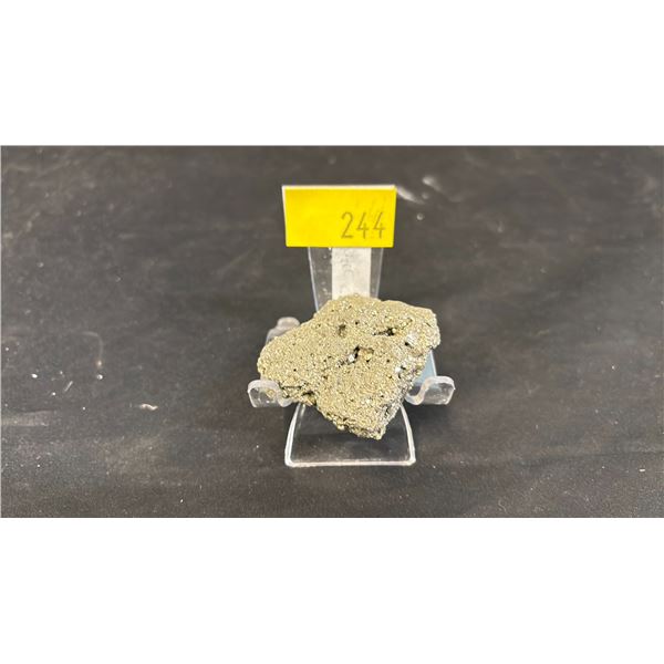 PYRITE STONE ON A STAND