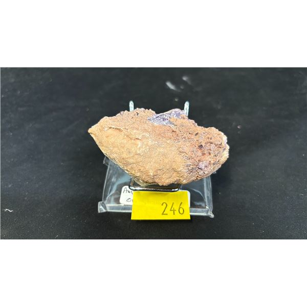 RED TIP AMETHYST ON A STAND