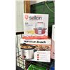 Image 2 : SHELF OF ASSORTED ITEMS INCLUDING; HAMILTON BEACH 4QT SLOW COOKER, CHEFMAN ACCUGRILL SMOKELESS