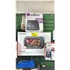 Image 3 : SHELF OF ASSORTED ITEMS INCLUDING; HAMILTON BEACH 4QT SLOW COOKER, CHEFMAN ACCUGRILL SMOKELESS