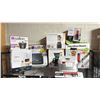 Image 1 : SHELF OF ASSORTED ITEMS INCLUDING; SALTON RICE COOKER, TOASTMASTER 6SPEED BLENDER, SALTON PORTABLE