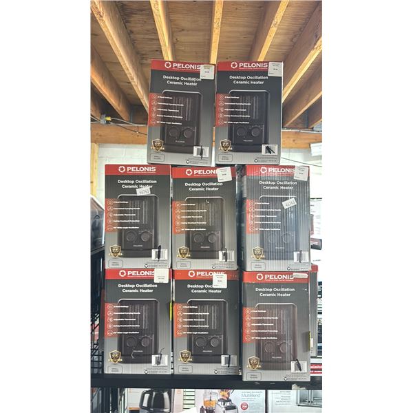 8 PELONIS DESKTOP OSCILLATION CERAMIC HEATER 1500W