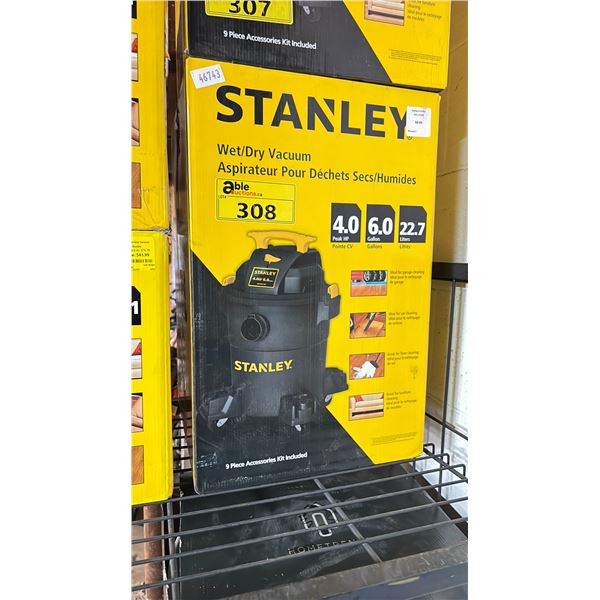 STANLEY 6 GALLONS WET/DRY VACUUM
