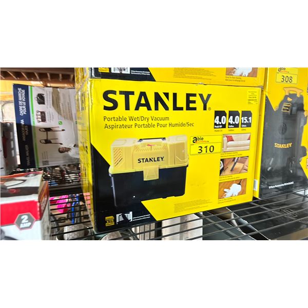 STANLEY PORTABLE 4 GALLONS WET/DRY VACUUM