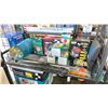 Image 1 : SHELF OF ASSORTED ITEMS INCLUDED: HONEYWELL FAN TURBO FORCE + POWER , CELEBRATE ELECTRIC BALLOON