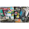 Image 2 : SHELF OF ASSORTED ITEMS INCLUDED: HONEYWELL FAN TURBO FORCE + POWER , CELEBRATE ELECTRIC BALLOON