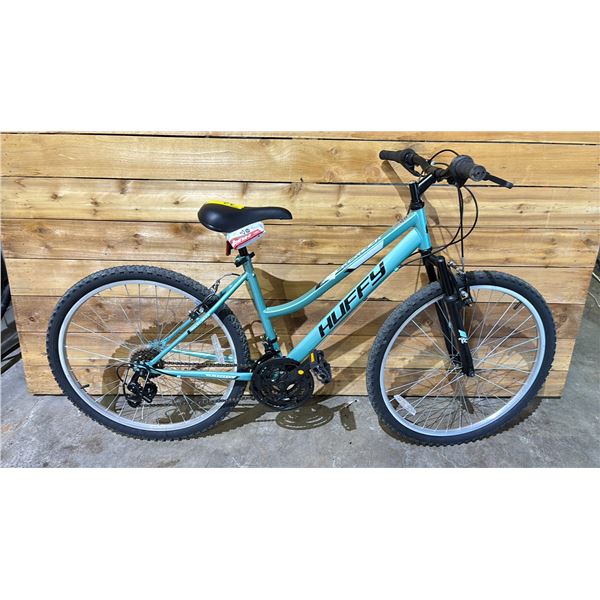 HUFFY GREEN 18 SPEED BIKE