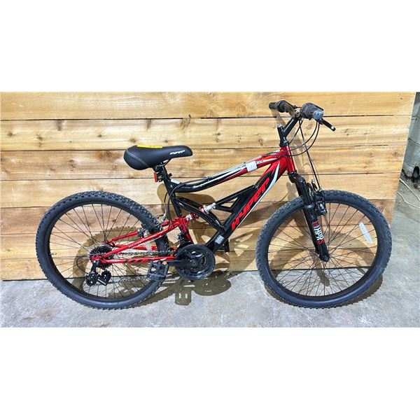 HYPER RED/BLACK 18 SPEED BIKE