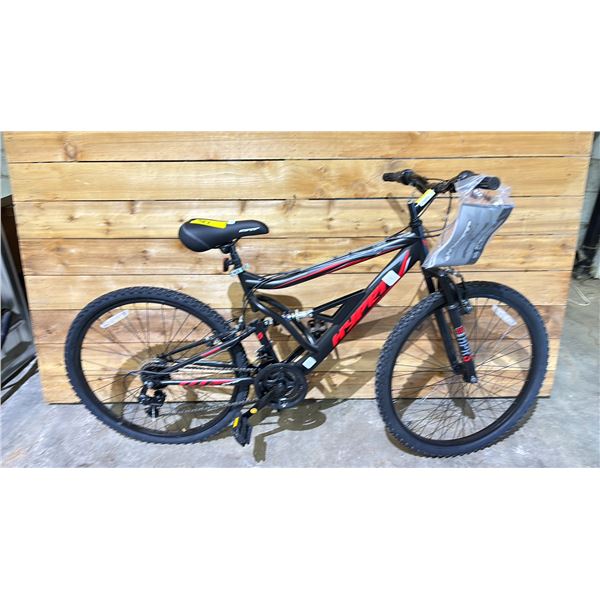 HYPER RED/BLACK 18 SPEED BIKE