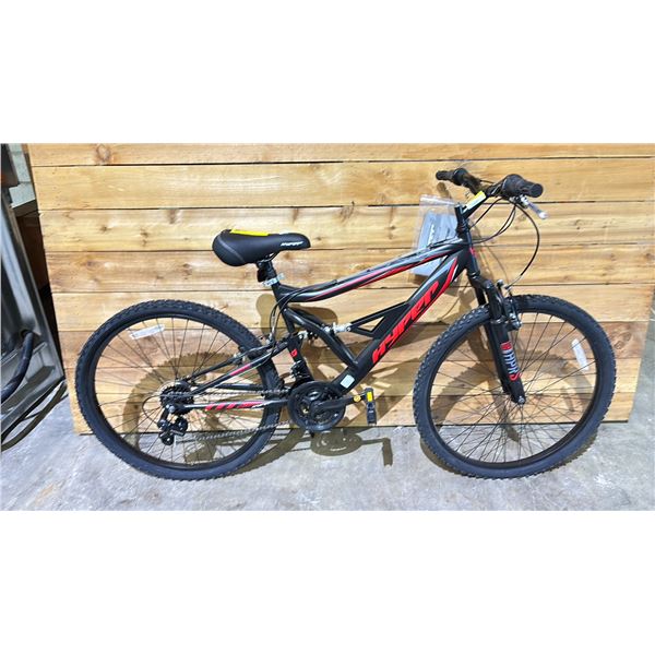 HYPER BLACK/RED 18 SPEED BIKE