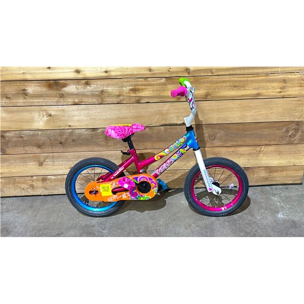LITTLE MISS MATCHED PINK CHILDRENS BIKE