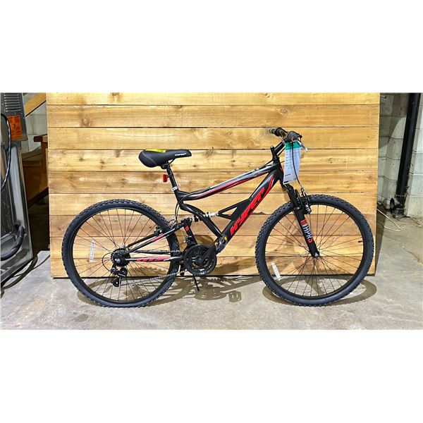 HYPER RED/BLACK 18 SPEED BIKE