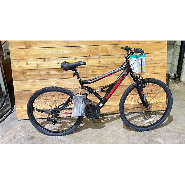 HYPER RED/BLACK 18 SPEED BIKE