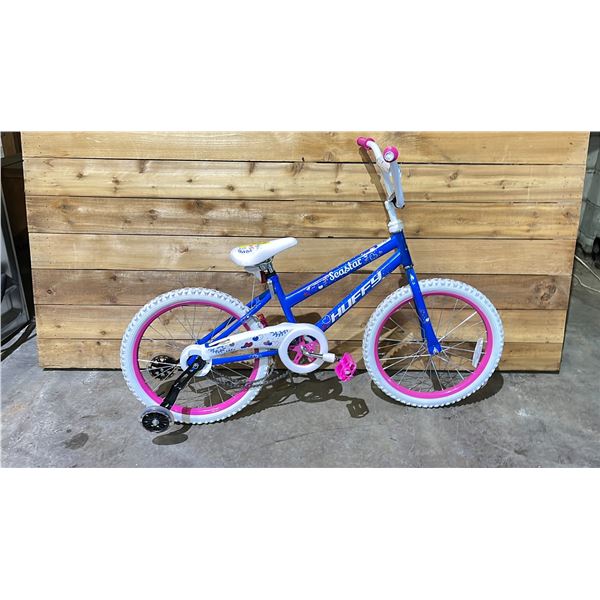 HUFFY SEA STAR PINK/BLUE/WHITE CHILDRENS BIKE