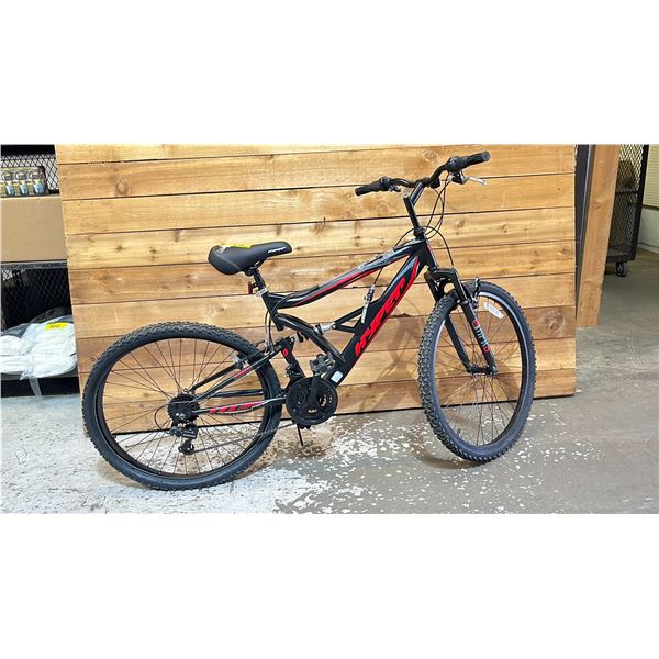 HYPER BLACK/RED 18 SPEED BIKE