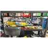 Image 1 : SHELF OF ASSORTED ITEMS INCLUDING; RAIN-X WEATHERBEATER WIPER BLADES, SLIME HEAD TIRE GAUGE,