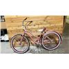 Image 2 : HUFFY PINK SINGLE SPEED CRUISER BIKE *MUDGUARD NEEDS REPAIR*