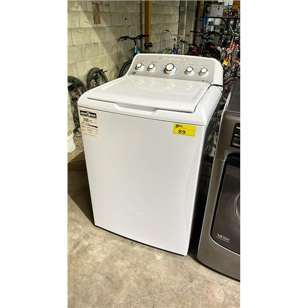 GENERAL ELECTRIC GTW485BMK TOP ENTRY WASHING MACHINE