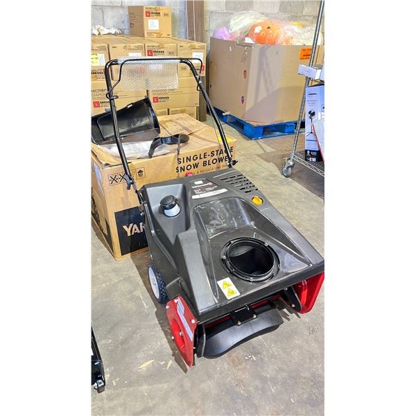 YARD MACHINES SINGLE STAGE SNOW BLOWER