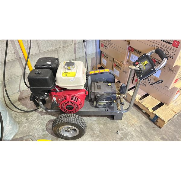 BE POWER WASHER GAS POWERED PRESSURE WASHER WITH HOSE & 2 WANDS