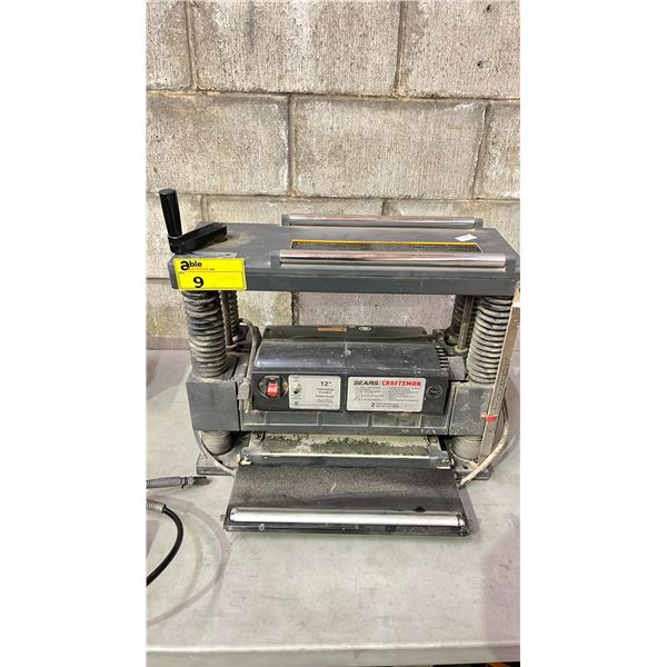 SEARS/CRAFTSMAN 12" THICKNESS PLANER