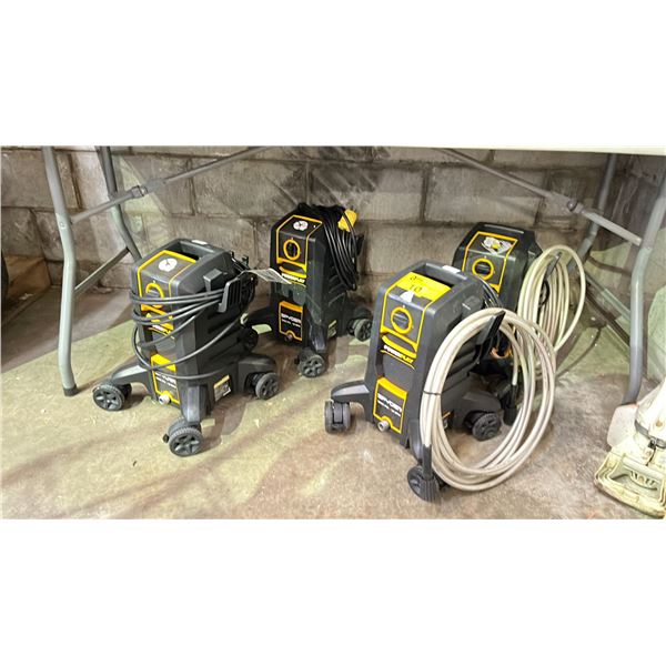 4 - POWERPLAY SPYDER 2000 PSI ELECTRIC PRESSURE WASHERS *NO WANDS OR HOSES*