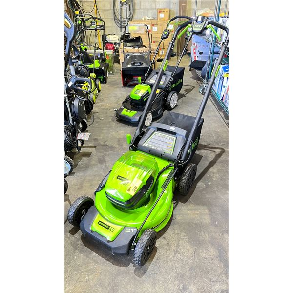 GREENWORKS PRO ELECTRIC LAWN MOWER *BATTERIES NOT INCLUDED*