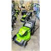 Image 1 : GREENWORKS PRO ELECTRIC LAWN MOWER *BATTERIES NOT INCLUDED*