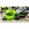 Image 5 : GREENWORKS PRO ELECTRIC LAWN MOWER *BATTERIES NOT INCLUDED*