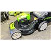 Image 2 : GREENWORKS PRO ELECTRIC LAWN MOWER *BATTERIES NOT INCLUDED/ONE WHEEL MISSING*