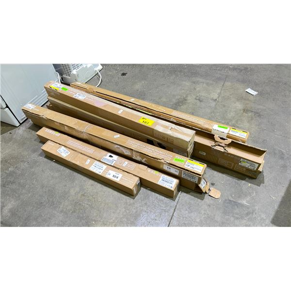 11 ASSORTED SIZE SAMSUNG THE FRAME TV STANDS