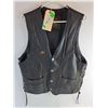 Image 1 : *Sofari Collection Vintage Leather Vest - Size S