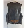Image 2 : *Sofari Collection Vintage Leather Vest - Size S