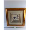 Image 1 : Framed Horse Picture 24 x 24"