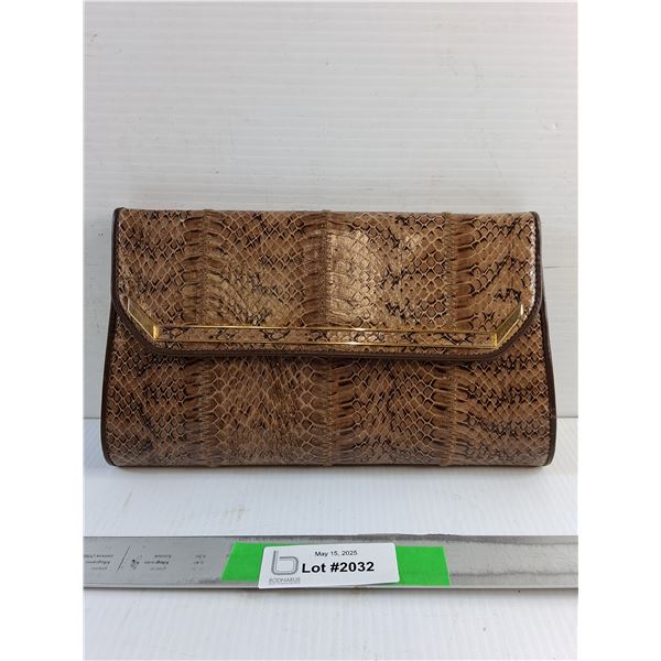 Faux Snakeskin Ladies Purse