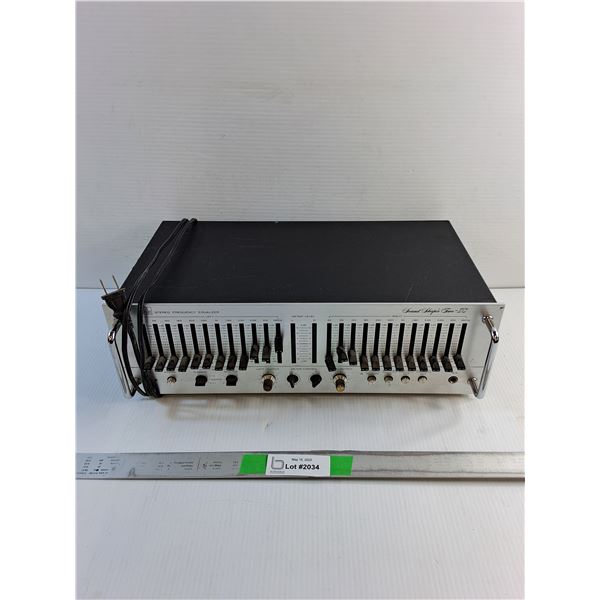 Vintage ADC Stereo Frequency Equalizer - As Is, Consignor Says Turns On