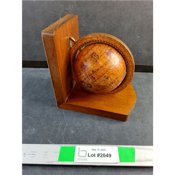 Globe Book End