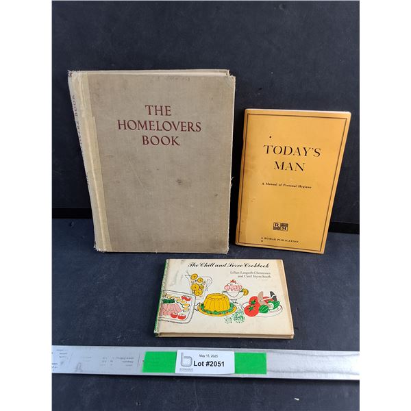 The Homelovers Book, Today's Man and Cookbook
