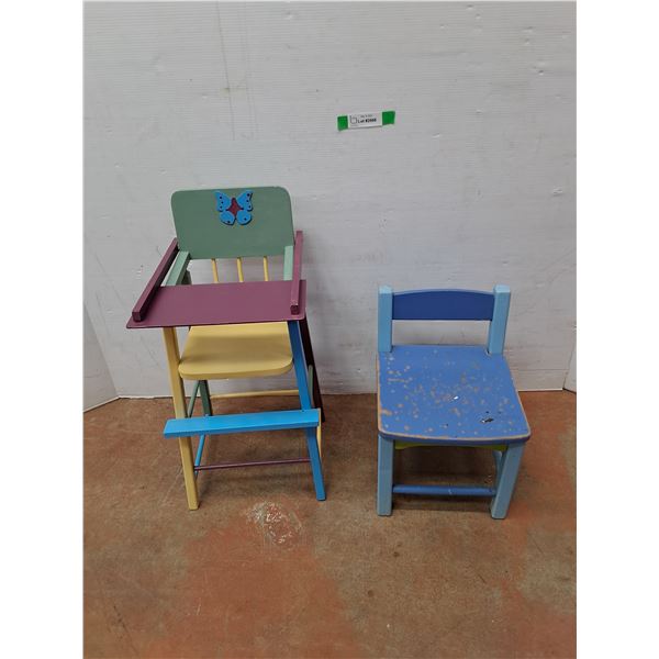 *(2) Doll Chairs - Cannot Ship